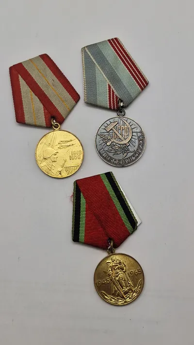 Samling originale russiske medaljer