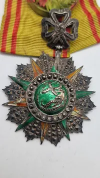 Sjælden original Tyrkisk  Order of Nichan Iftikhar givet til Dansker