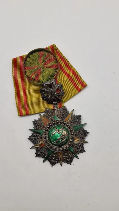 Sjælden original Tyrkisk  Order of Nichan Iftikhar givet til Dansker