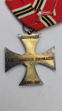 Originalt erindringstegn for deltagelse i den danske brigade