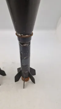 Ekstremt sjældent og komplet sæt Energa geværgranater for M1 Garand. Bemærk at eksercerpatronerne medfølger