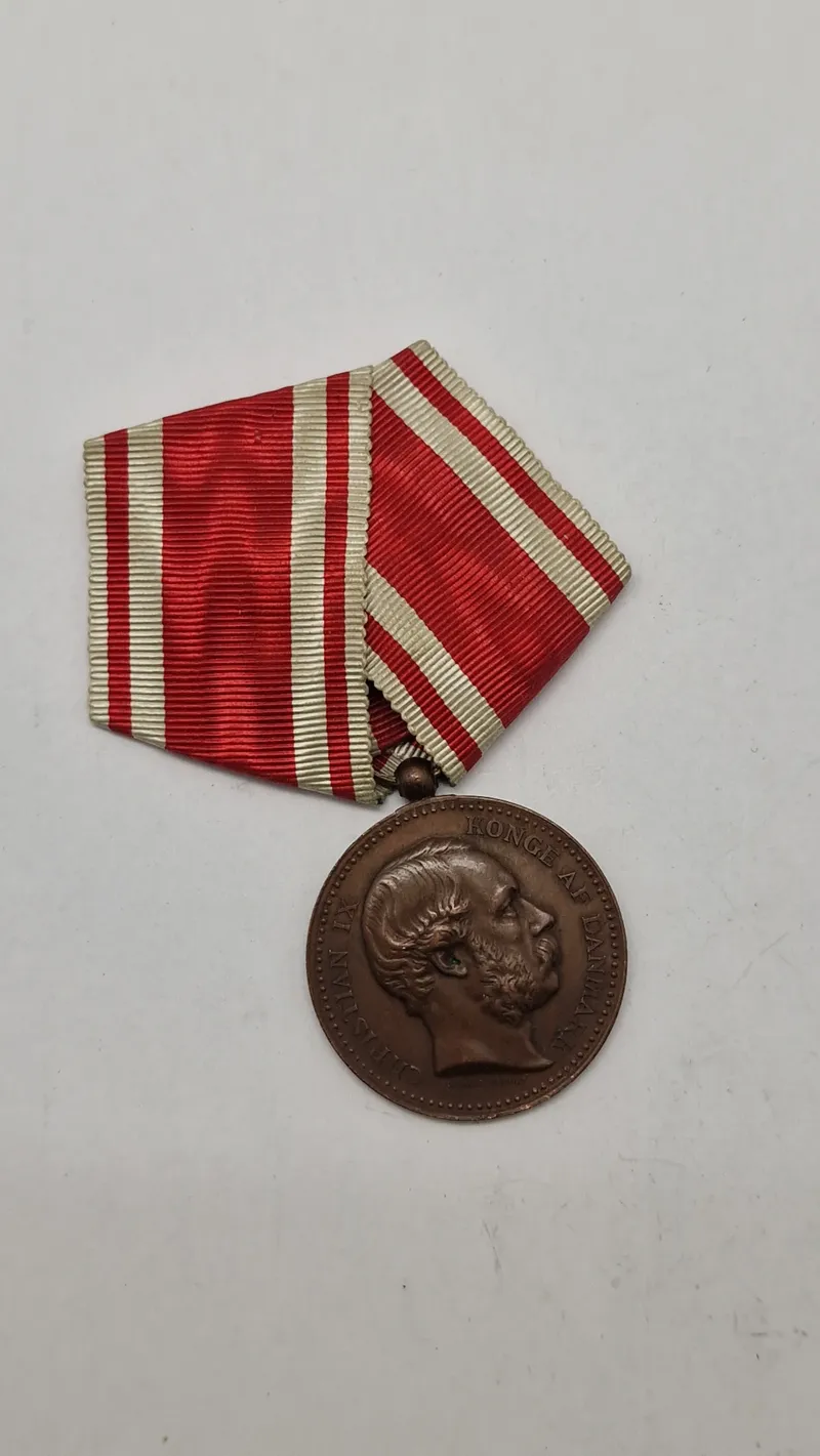 Original medalje for deltagelse i den 2. Slesvigske krig 1864