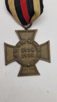 Originalt Ehrenkreuz des 1.Weltkrieges für Kriegsteilnehmer 1914 - 1918 - Gebrüder Gloerfeld, Lüdenscheid