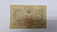 Original russisk 3 rubel pengeseddel fra 1905