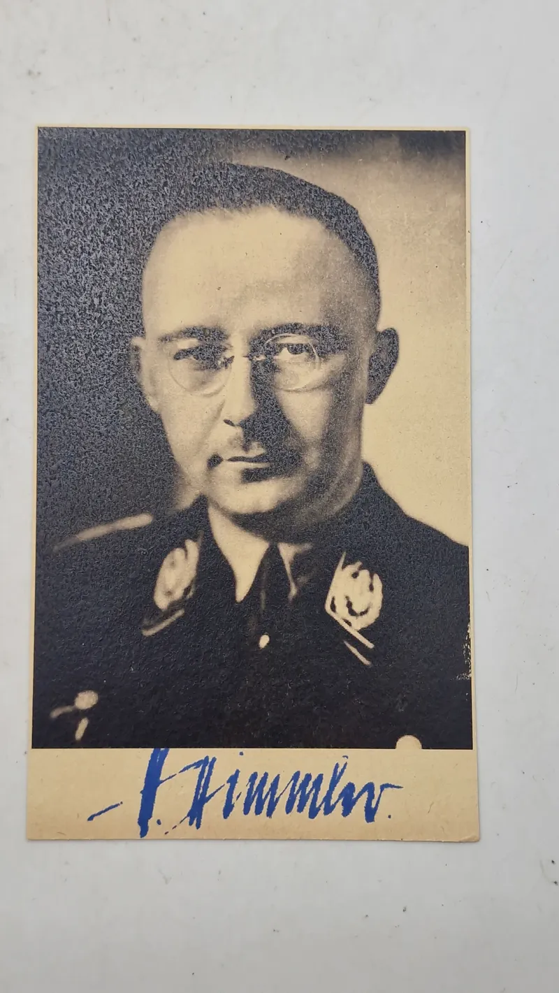 Signeret foto af Himmler, signatur ikke original