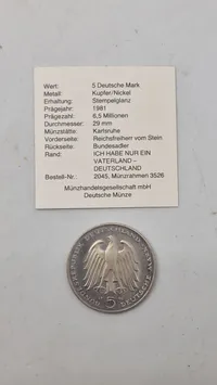 Samling mønter og tokens