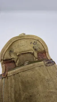 US WW2 feltspade med etui brugt i DK efter krigen