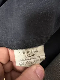 Originalt Russisk kampvogns uniform og hjelm fra fronten i Ukraine