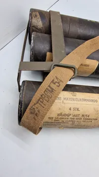 Originalt transportrør til håndgranat M/54