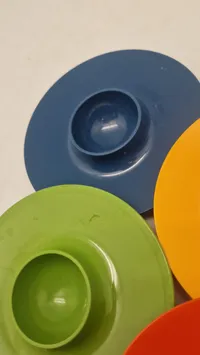 Samling vintage æggebægre
