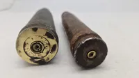 Originale hylstre, bl.a. tysk 2 cm flak