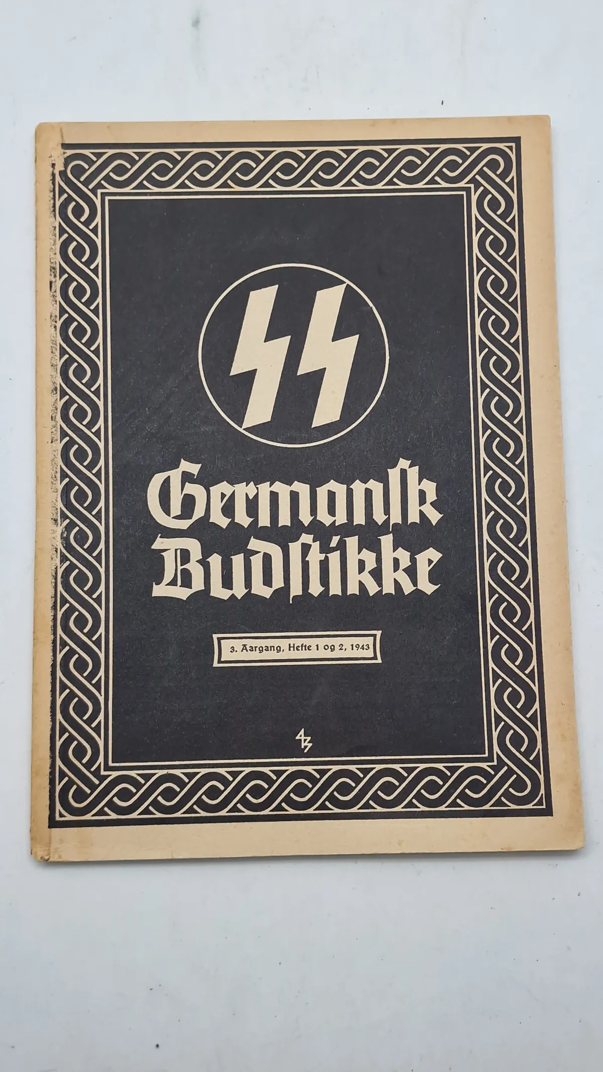 Originalt eks af Germanske budstikke, årgang 1943