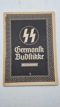 Originalt eks af Germanske budstikke, årgang 1943