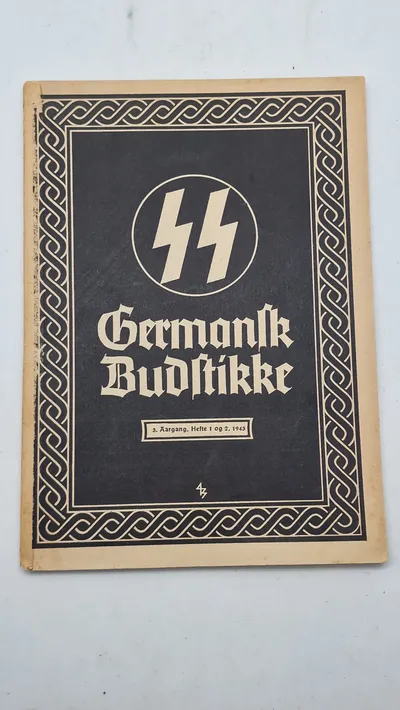 Originalt eks af Germanske budstikke, årgang 1943