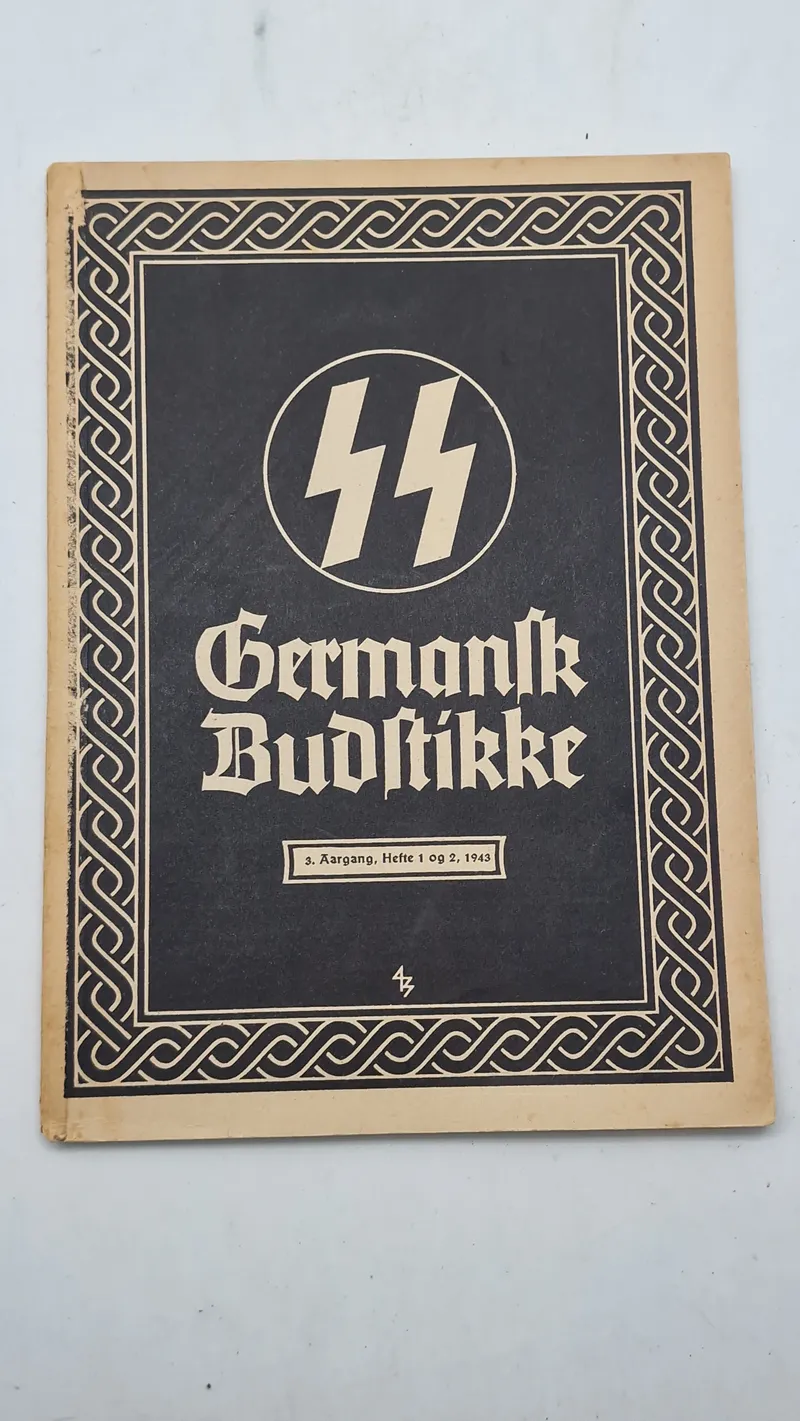 Originalt eks af Germanske budstikke, årgang 1943