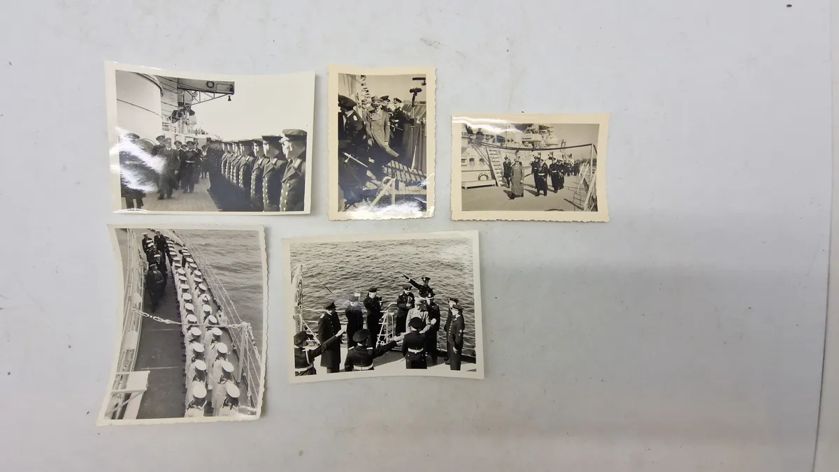 Samling originale tyske Kriegsmarine fotos