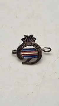 Original sølv pin fra den danske modstandsbevægelse