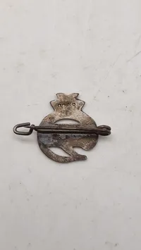 Original sølv pin fra den danske modstandsbevægelse