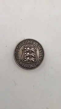 Original revérnål fra modstandsbevægelsens region II