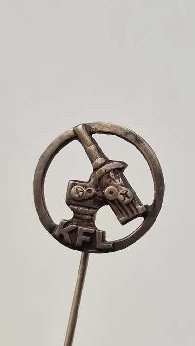 Original sølv pin Københavns frivillige luftværn