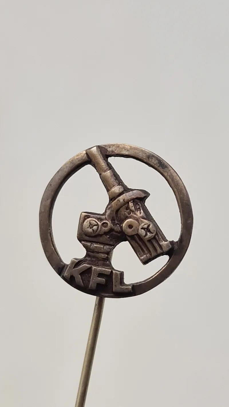 Original sølv pin Københavns frivillige luftværn