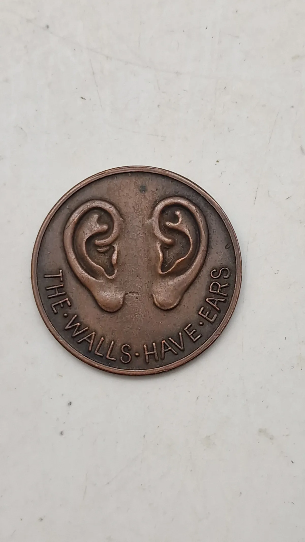 Original dansk stikker mønt fra ww2