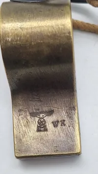 Original tysk Kriegsmarine fløjte, godt stemplet