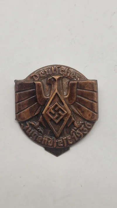 Originalt Hitler-Jugend (HJ) sportsmærke fra "Jugendfest 1936"