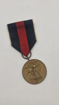 Original Die Medaille zur Erinnerung an den 1. Oktober 1938