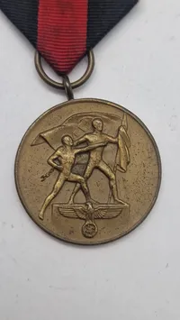 Original Die Medaille zur Erinnerung an den 1. Oktober 1938