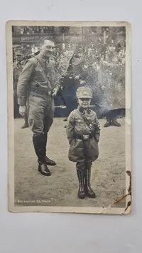 Originalt tysk ww2 postkort sendt til Danmark