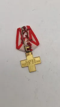 Original dansk røde kors medalje, miniature