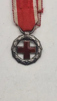 Original røde kors medalje for krigsfangehjælp, miniture