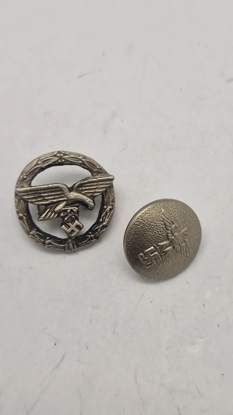 Tysk pin og parti knap