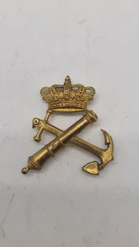 Originalt tidligt dansk marine mærke