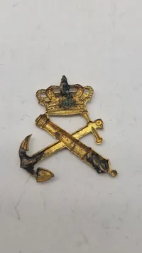 Originalt tidligt dansk marine mærke