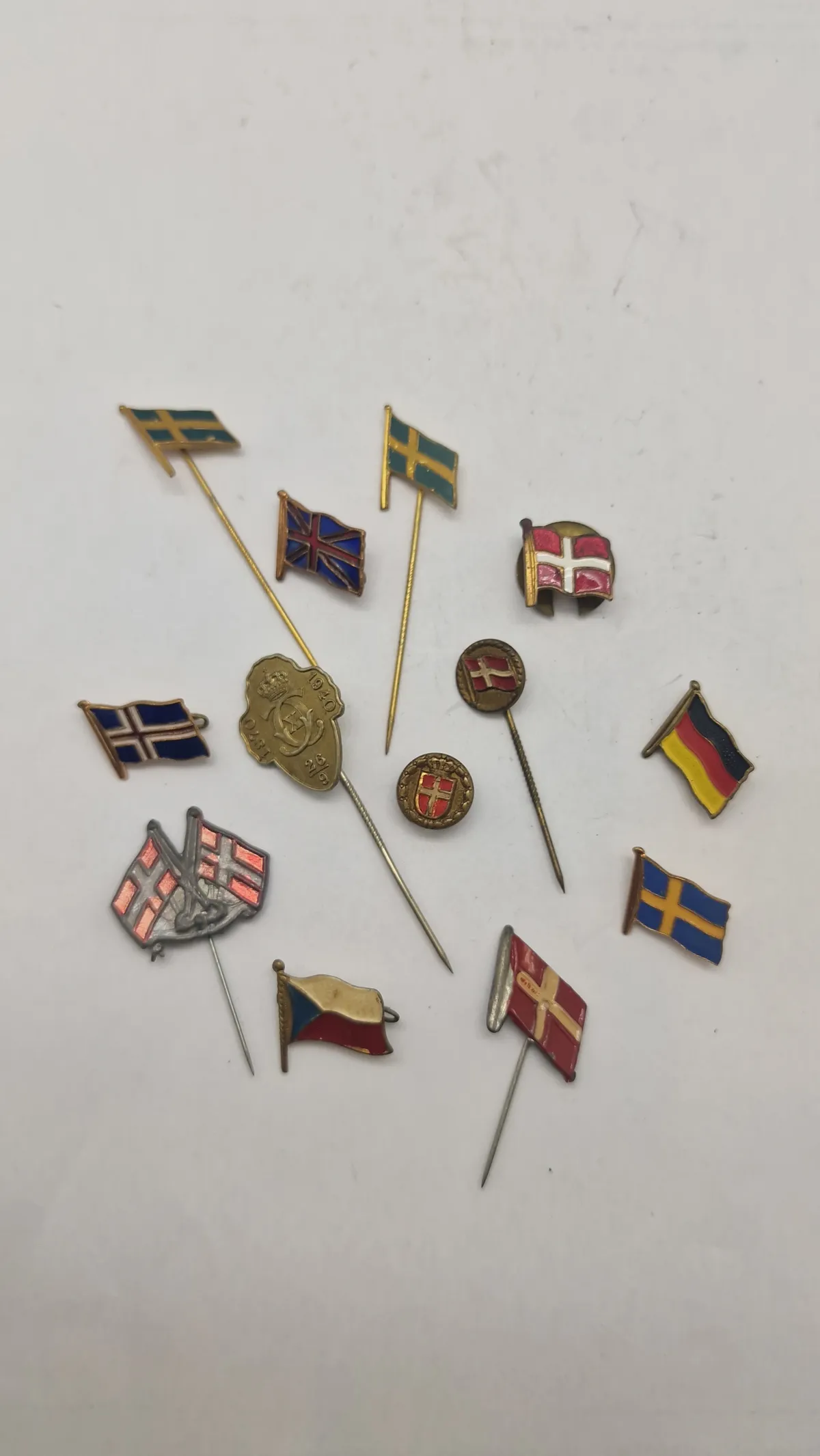 Samling nationale pins
