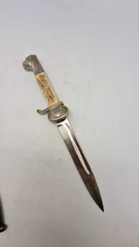 Original Svensk Udgangsbajonet / Permissionsbajonet, navngiven til Løjtnant Larsson (Minde om 12 kompagni, marts 1944