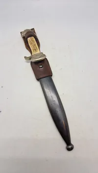 Original Svensk Udgangsbajonet / Permissionsbajonet, navngiven til Løjtnant Larsson (Minde om 12 kompagni, marts 1944