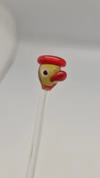 Samling swizzle sticks, også kendt som cocktailstirrer