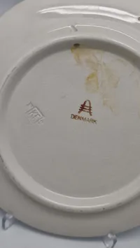 Original Aluminia platte fra Det Danske Petroleums-Aktieselskab (DDPA)
