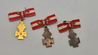 Samling anciennitetstegn, miniaturer