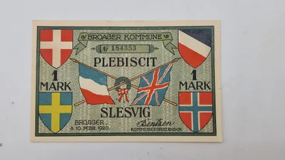 Original “Nødseddel” Broager