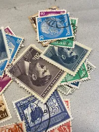 Lot originale tyske frimærker - ww2