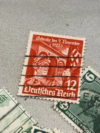 Lot originale tyske frimærker - ww2