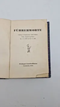 Originalt eks af “Führerworte”