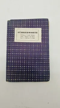 Originalt eks af “Führerworte”