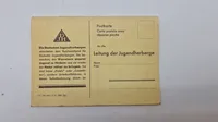 Originalt postkort fra de Tyske Ungdomsherberger (Deutschen Jugendherbergen), som var en del af Reichsverband for Jugendherbergen -ww2