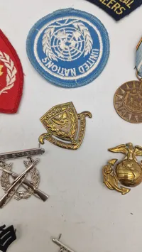 Samling originale mærker mm.