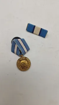 Miniature UN medalje og sild